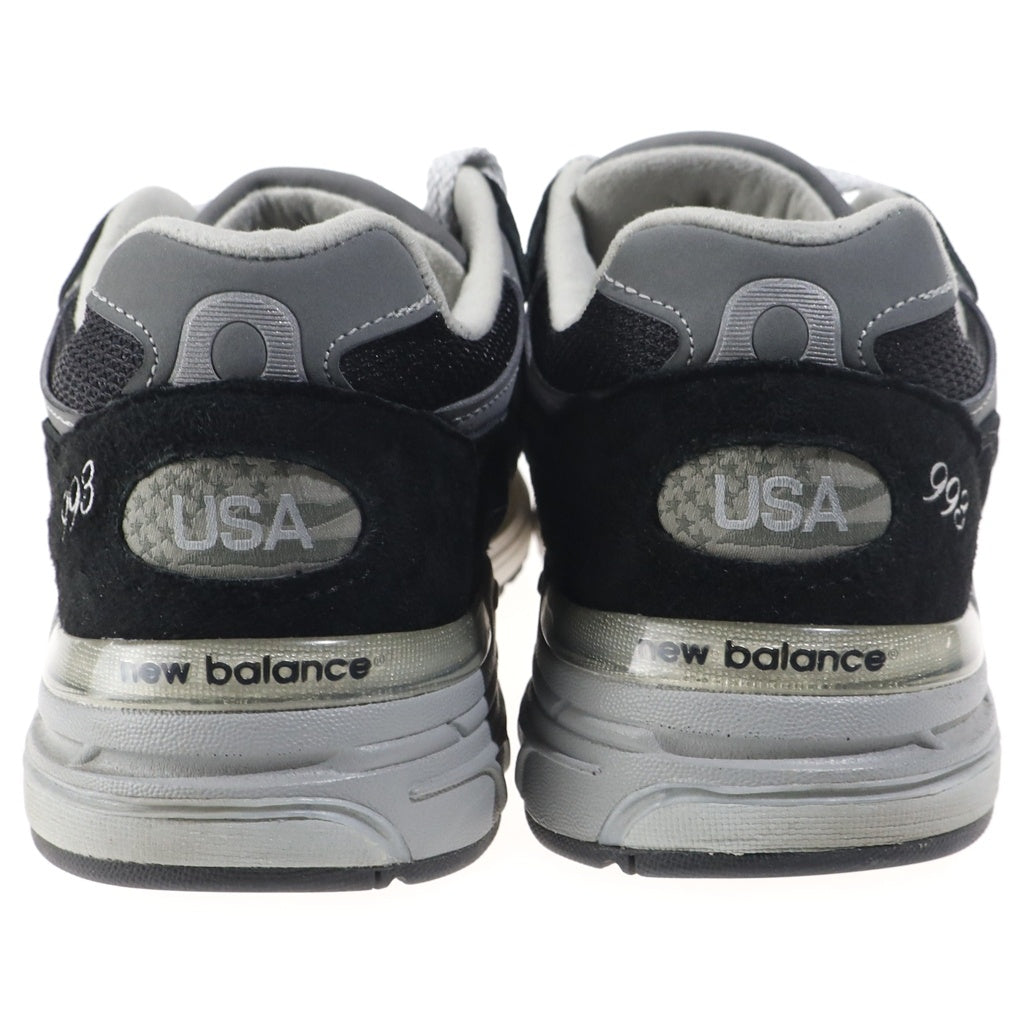 New Balance(ニューバランス) USA製 スエードメッシュ ローカットスニーカー ブラック US8/26cm MR993BK