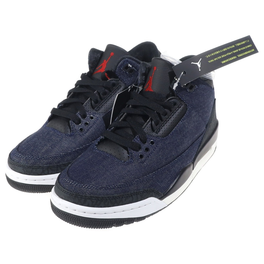 NIKE(ナイキ) ×LEVI'S AIR JORDAN 3 RETRO SP リーバイス エアジョーダン3 レトロ デニム ハイカットスニーカー インディゴ US7/25cm IH7959-400