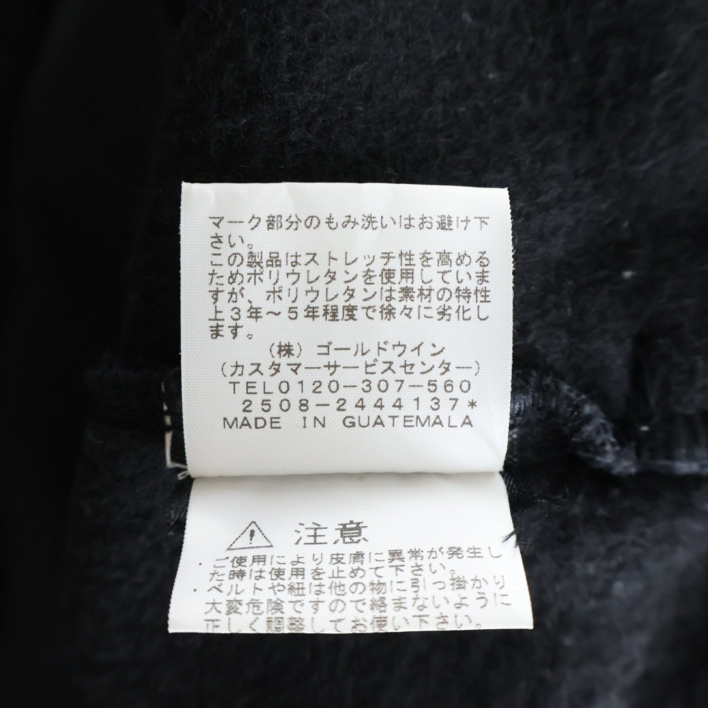 THE NORTH FACE(ザノースフェイス) ×CDG HOODIE シーディージー ロゴプリント プルオーバースウェットパーカー フーディー ブラック NT02601CD
