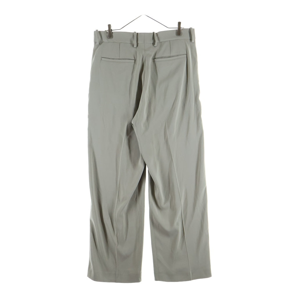 KITH(キス) 26SS Double Crepe Lambert Pleated Trouser ダブルクレープ ランバートプリーツトラウザー スラックスパンツ ベージュ 26-030-060-0010