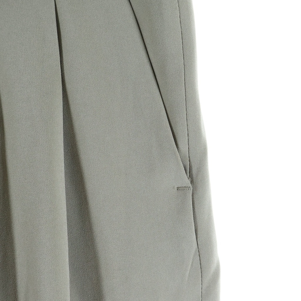 KITH(キス) 26SS Double Crepe Lambert Pleated Trouser ダブルクレープ ランバートプリーツトラウザー スラックスパンツ ベージュ 26-030-060-0010