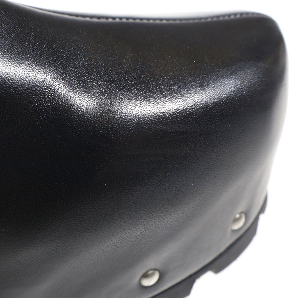 JIL SANDER(ジルサンダー) Studded Leather Knee-High Boots スタッズ レザーニー ハイブーツ レディース ブラック