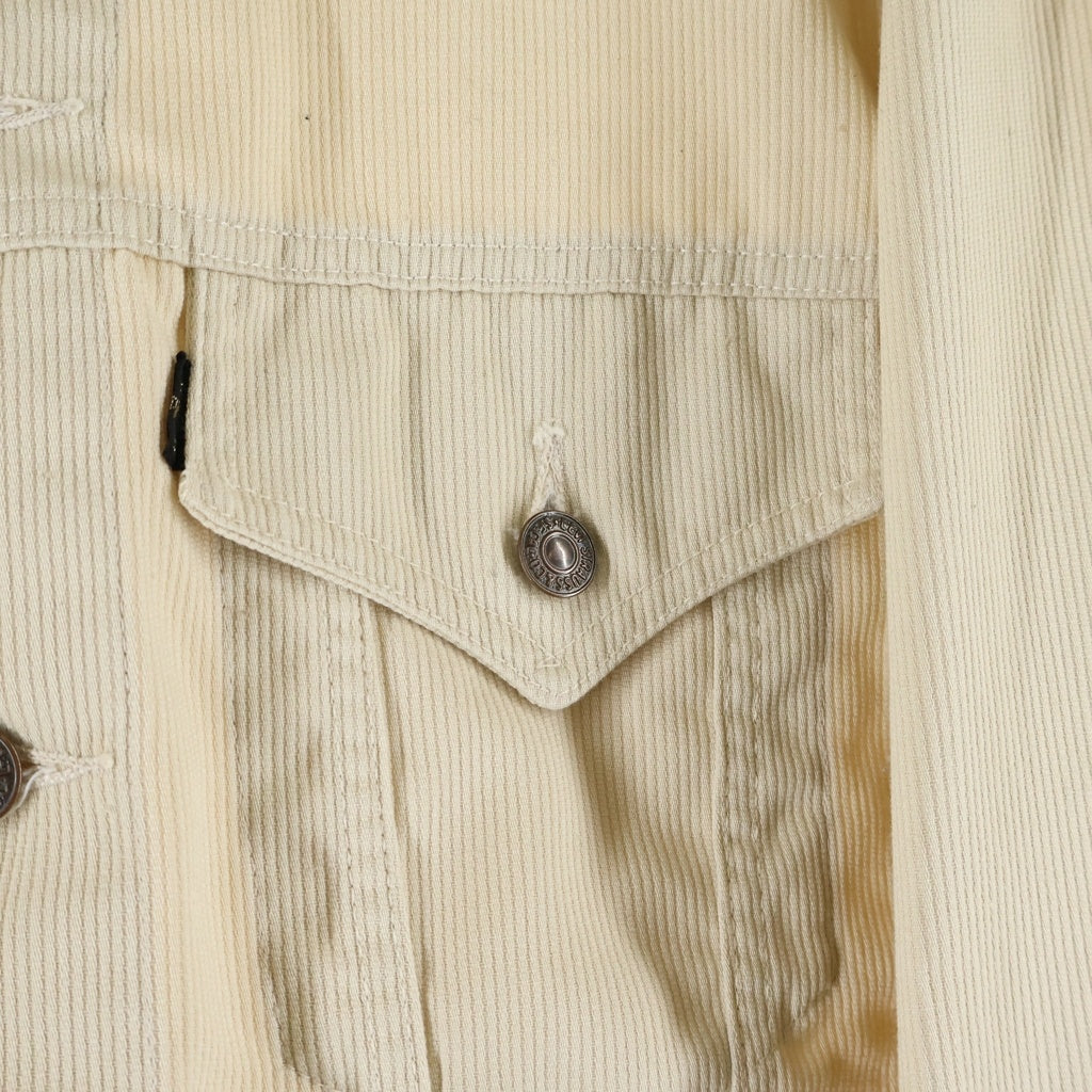 Levi's(リーバイス) 70S VINTAGE 70505 PIQUE ヴィンテージ黒タブBIG E ボタン裏88 ピケ トラッカージャケット ベージュ
