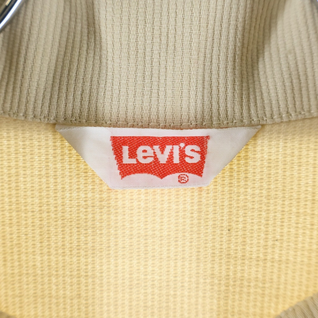 Levi's(リーバイス) 70S VINTAGE 70505 PIQUE ヴィンテージ黒タブBIG E ボタン裏88 ピケ トラッカージャケット ベージュ
