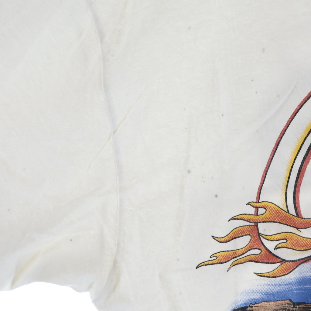 HARLEY DAVIDSON(ハーレーダビッドソン) 90S VINTAGE CHICK'S ヴィンテージ USA製 両面プリントTシャツ 半袖クルーネックカットソー ホワイト