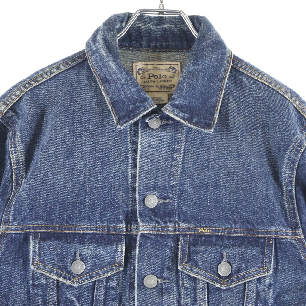 POLO RALPH LAUREN(ポロラルフローレン) DENIM TRUCKER JACKET デニムトラッカージャケット インディゴ 710673235001