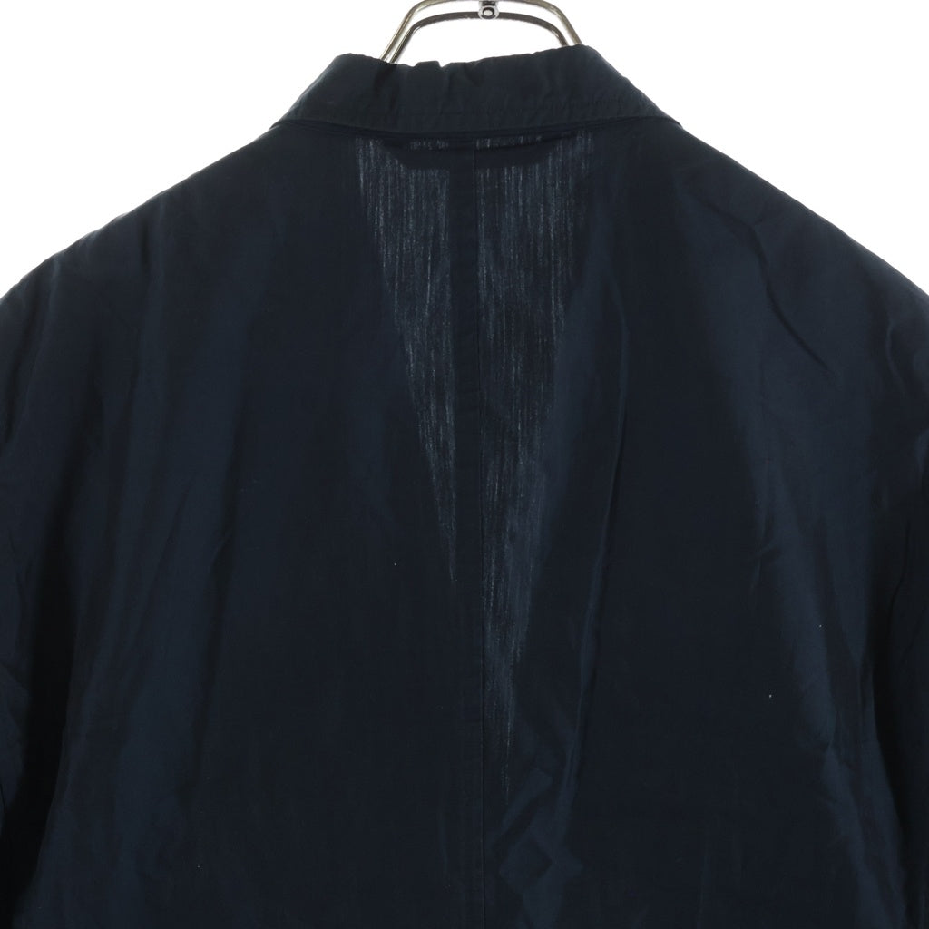 AURALEE(オーラリー) 17SS FINX SILK CHAMBRAY JACKET フィンクスシルク シャンブレー テーラードジャケット ネイビー A7SJ025C