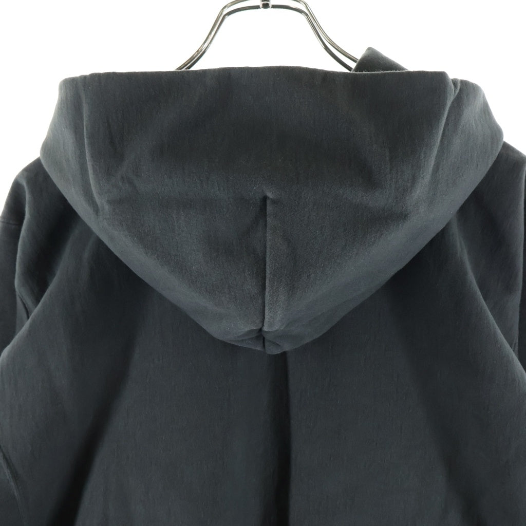 AURALEE(オーラリー) 16SS SUPER MILLED SWEAT ZIP PARKA ジップアップフーデッドスウェットパーカー グレー A6AP02SM