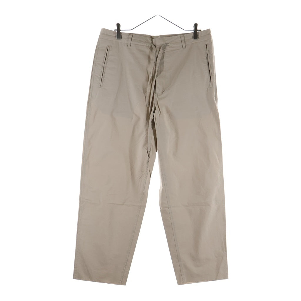 AURALEE(オーラリー) 18SS SELVEDGE WEATHER CLOTH EASY PANTS セルベッジ ウェザークロス ドローストリングイージーパンツ ベージュ A8SP03WC
