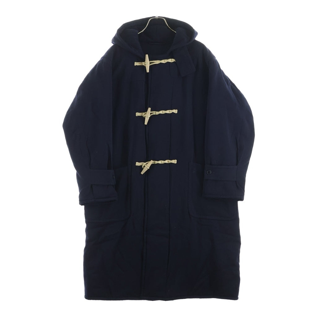 COMOLI(コモリ) 17AW ウール フーデッドパファーダッフルコート ネイビー L03-04005