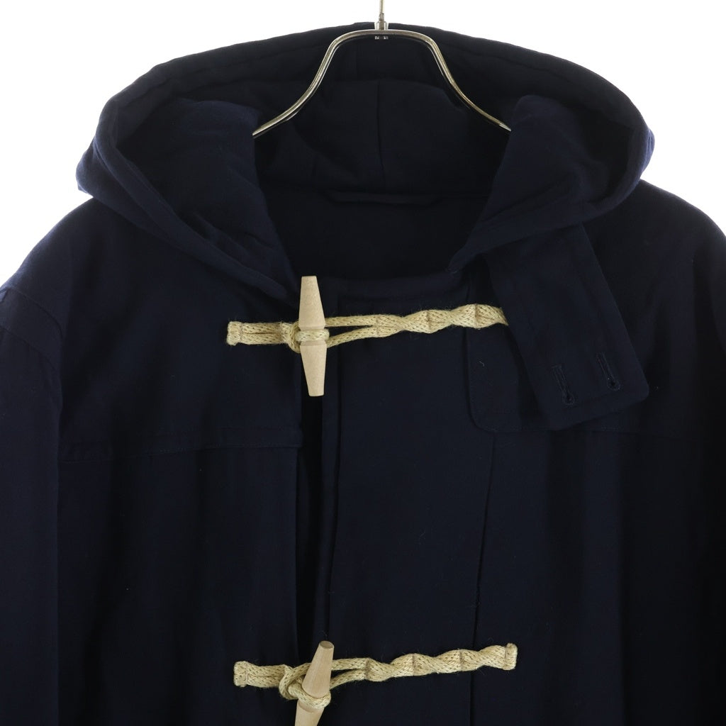 COMOLI(コモリ) 17AW ウール フーデッドパファーダッフルコート ネイビー L03-04005