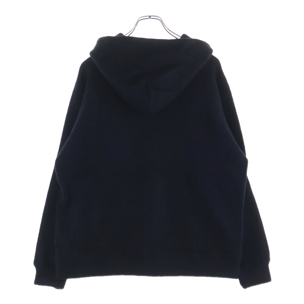 COMOLI(コモリ) 21AW ウール ジップアップパーカー フーディー ブラック L03-05004