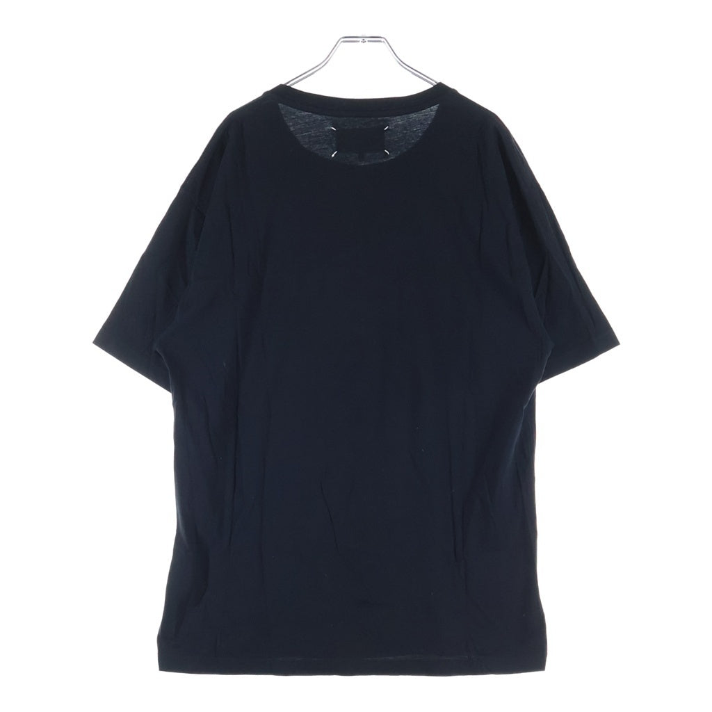 Maison Margiela(メゾンマルジェラ) 17AW ドッキング クルーネック半袖Tシャツ カットソー ブラック S50GC0478