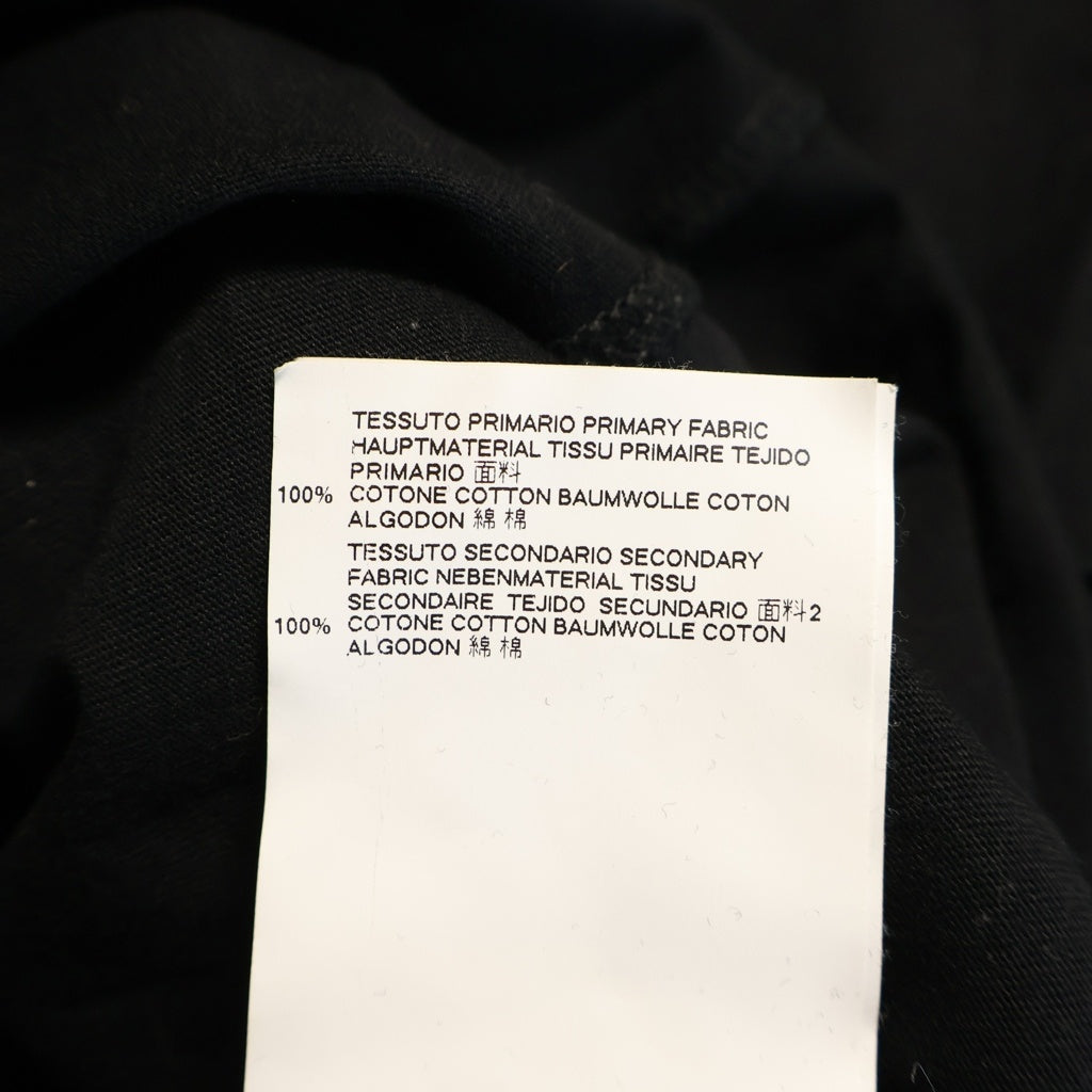 Maison Margiela(メゾンマルジェラ) 17AW ドッキング クルーネック半袖Tシャツ カットソー ブラック S50GC0478