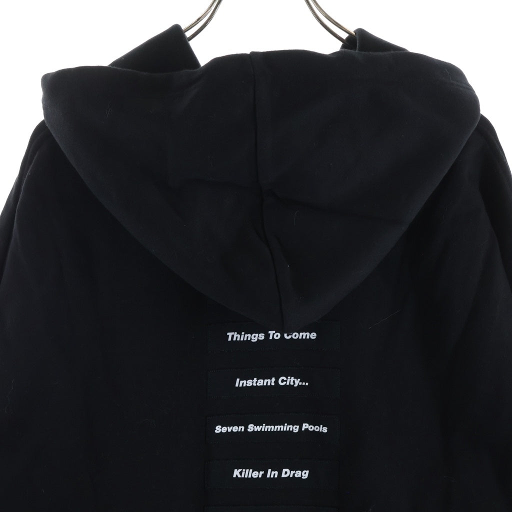 RAF SIMONS(ラフシモンズ) 18SS Classic Hoodie クラシックロゴ プルオーバーフーディー パーカー ブラック 181-164