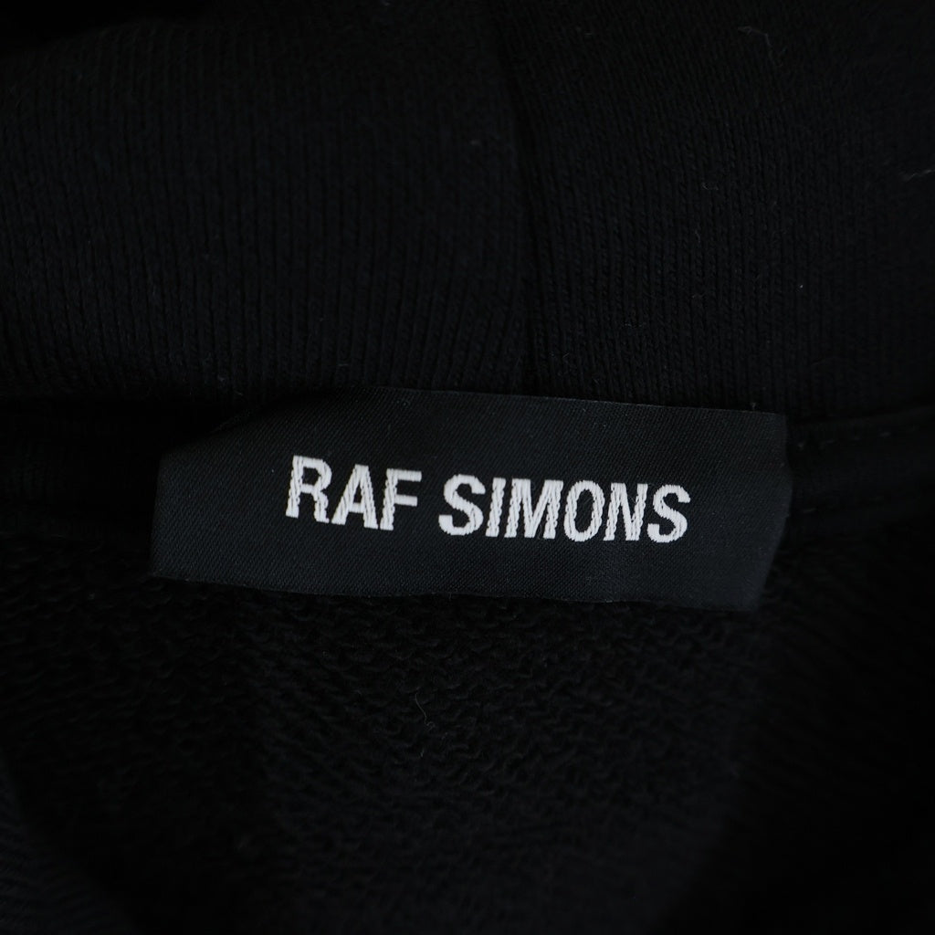 RAF SIMONS(ラフシモンズ) 18SS Classic Hoodie クラシックロゴ プルオーバーフーディー パーカー ブラック 181-164