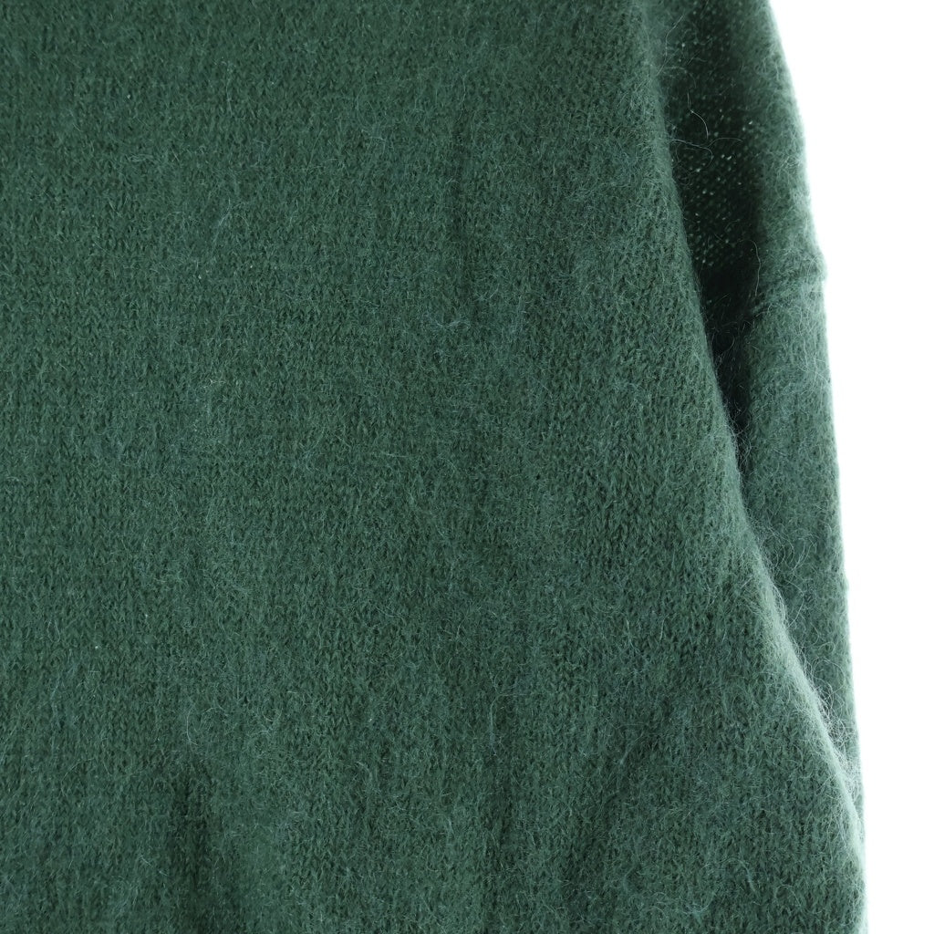 AURALEE(オーラリー) SUPER KID MOHAIR KNIT P/O スーパーキッド モヘアニット セーター グリーン A7AP01KM