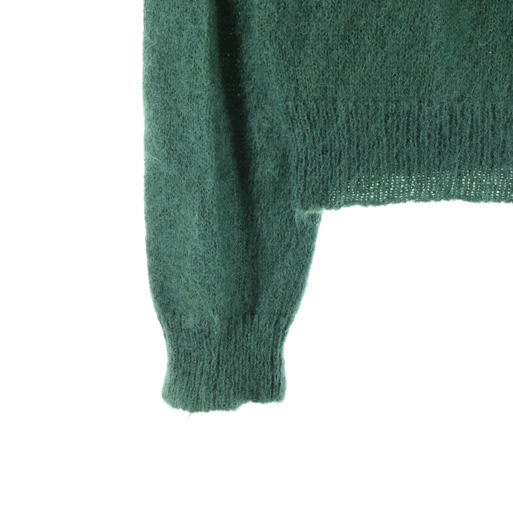 AURALEE(オーラリー) SUPER KID MOHAIR KNIT P/O スーパーキッド モヘアニット セーター グリーン A7AP01KM