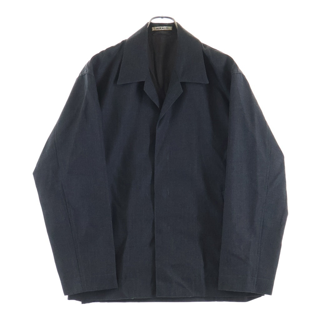 AURALEE(オーラリー) 17AW WOOL KERSEY BLOUSON ウールカルゼブルゾン ジャケット グレー A7AB01BK