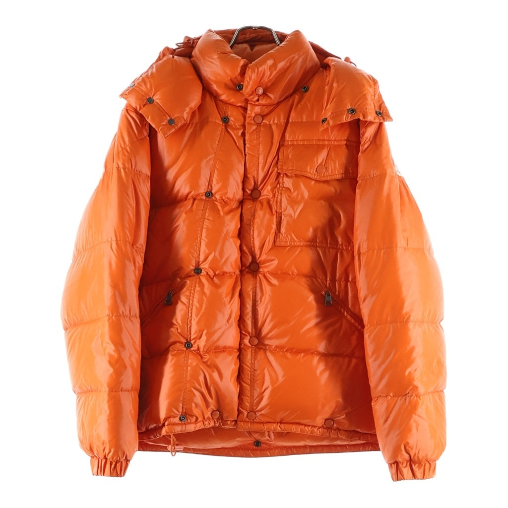 MONCLER(モンクレール) KARAKORUM カラコルム アームロゴワッペン フーデッドダウンジャケット オレンジ 41324/50/68950