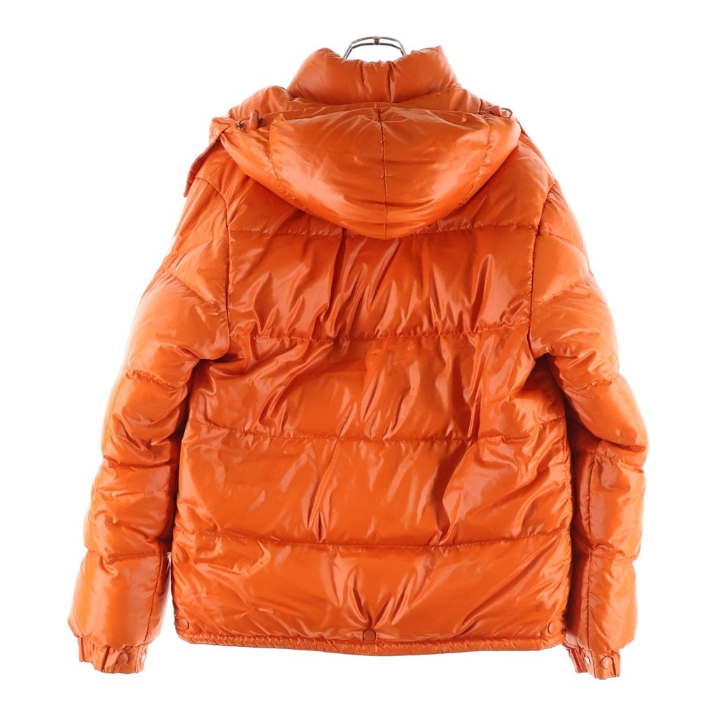 MONCLER(モンクレール) KARAKORUM カラコルム アームロゴワッペン フーデッドダウンジャケット オレンジ 41324/50/68950