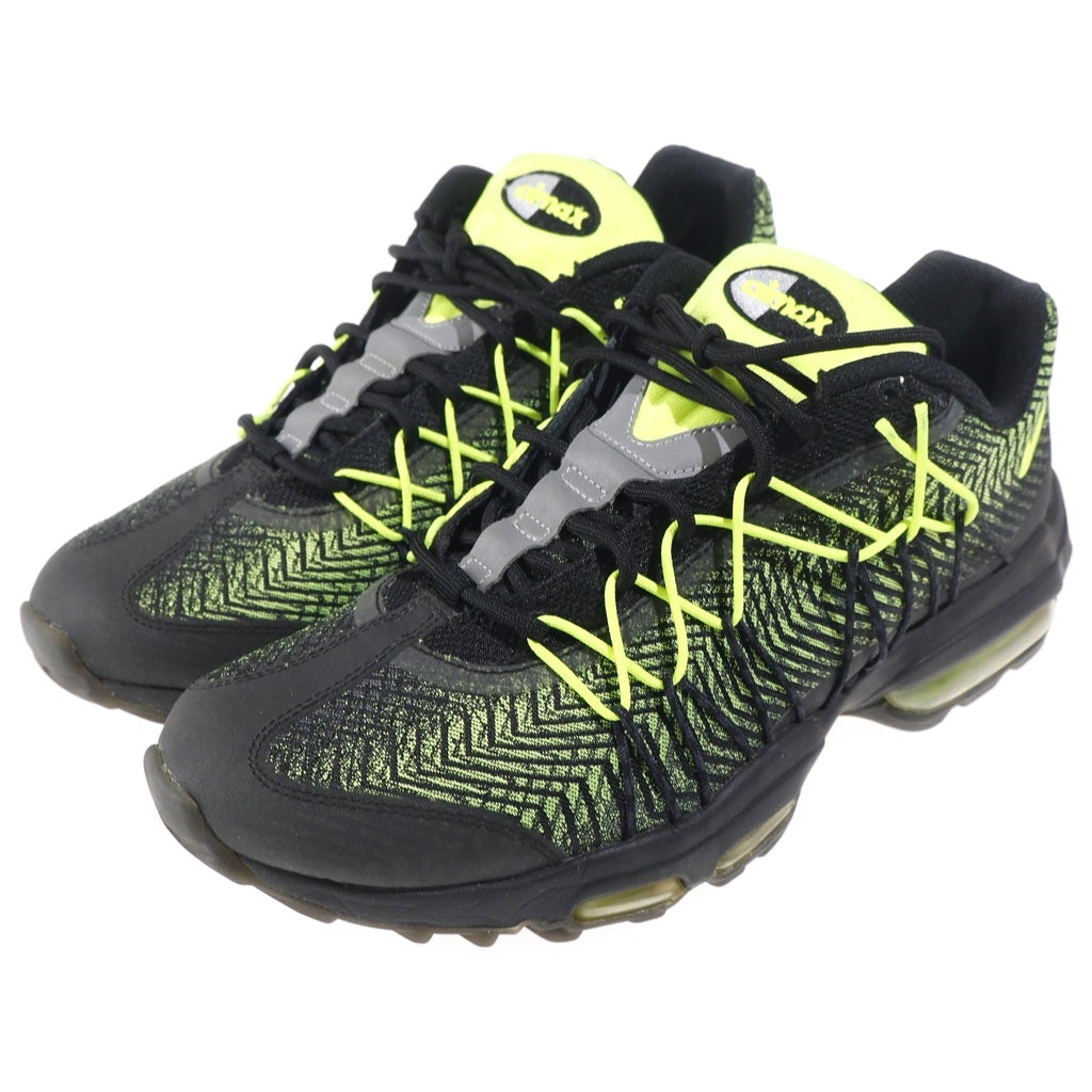 NIKE(ナイキ) AIR MAX 95 ULTRA JACQUARD エアマックス ウルトラ ジャガード ローカットスニーカー グリーン/ブラック US9/27cm 749771-007