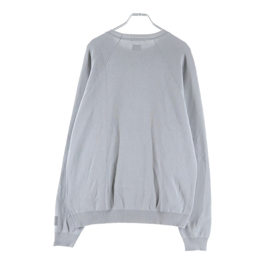 C.P. Company(シーピーカンパニー) 25SS THE METROPOLIS SEERIES COTTON STRETCH KNIT メトロポリス シリーズ コットン ストレッチ クルーネック ニット セーター グレー 18CLKN017A-110059A