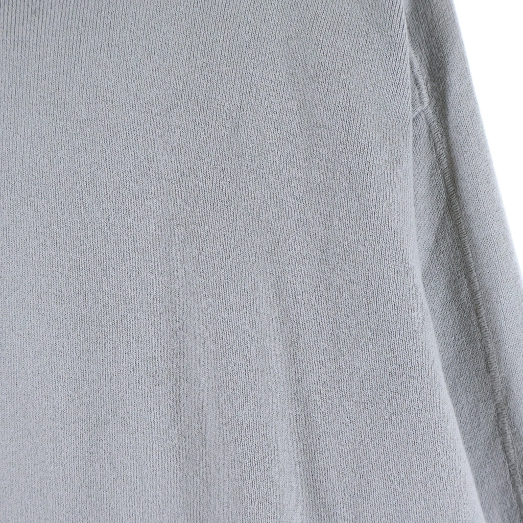 C.P. Company(シーピーカンパニー) 25SS THE METROPOLIS SEERIES COTTON STRETCH KNIT メトロポリス シリーズ コットン ストレッチ クルーネック ニット セーター グレー 18CLKN017A-110059A