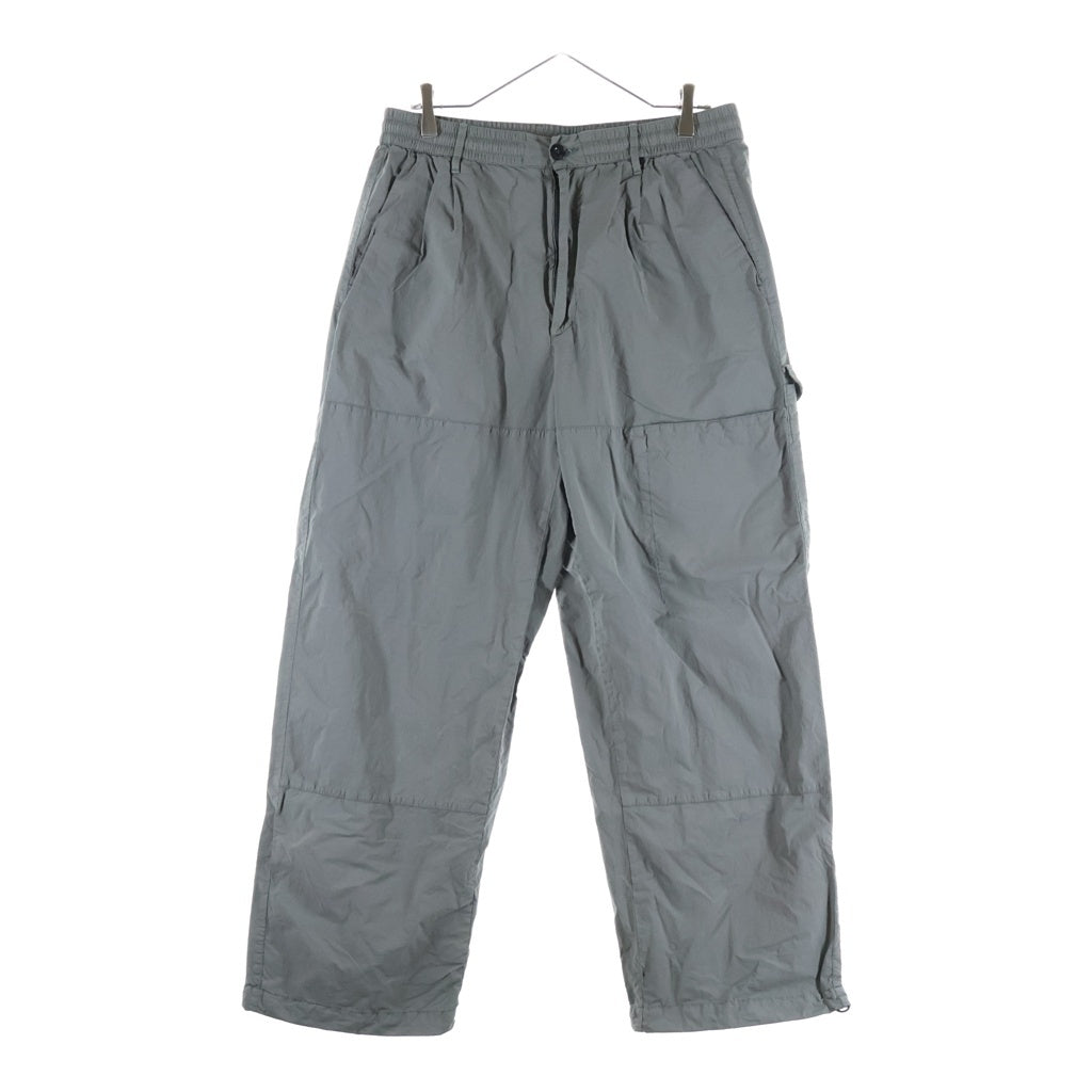 C.P. Company(シーピーカンパニー) 25AW FLATT NYLON BOXY CARGO PANTS フラット ナイロン ボクシー レンズ ジップアップ カーゴパンツ グレー 19CMPA311J-005991G