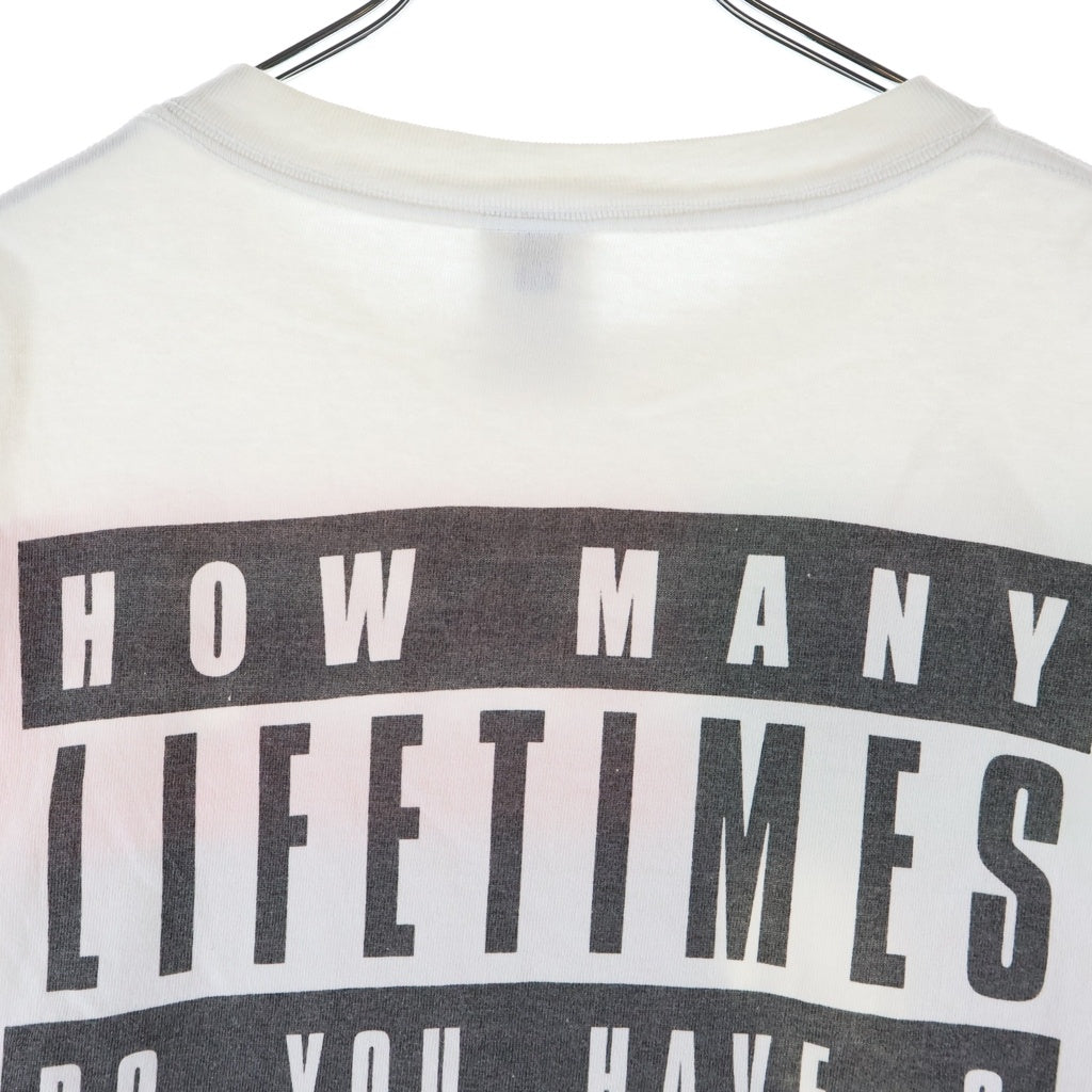 SAINT MICHAEL(セントマイケル) 24SS ×DENIM TEARS SS TEE/LIVES CREW デニムティアーズ ライブスクルー クルーネック 半袖Tシャツ カットソー ホワイト SY-YS8-0000-C01