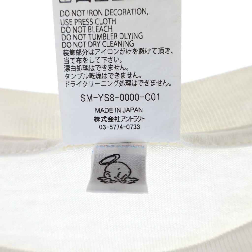 SAINT MICHAEL(セントマイケル) 24SS ×DENIM TEARS SS TEE/LIVES CREW デニムティアーズ ライブスクルー クルーネック 半袖Tシャツ カットソー ホワイト SY-YS8-0000-C01