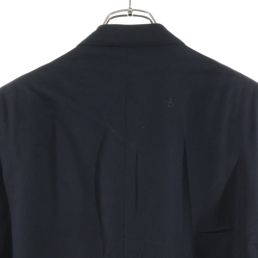 GIANNI VERSACE(ジャンニ ヴェルサーチ) 90S 4B ダブルブレスト グレカボタン 裏地メデューサ 肩バット入り テーラードジャケット ブラック 21W5VC