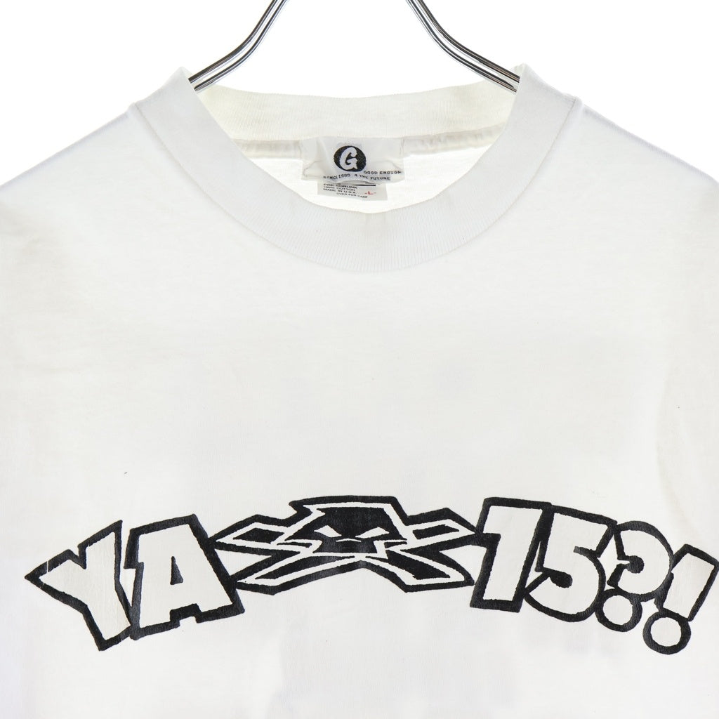 GOODENOUGH(グッドイナフ) 90S 初期 ARCHIVE ANVILタグ 両面プリント クルーネック半袖Tシャツ カットソー ホワイト