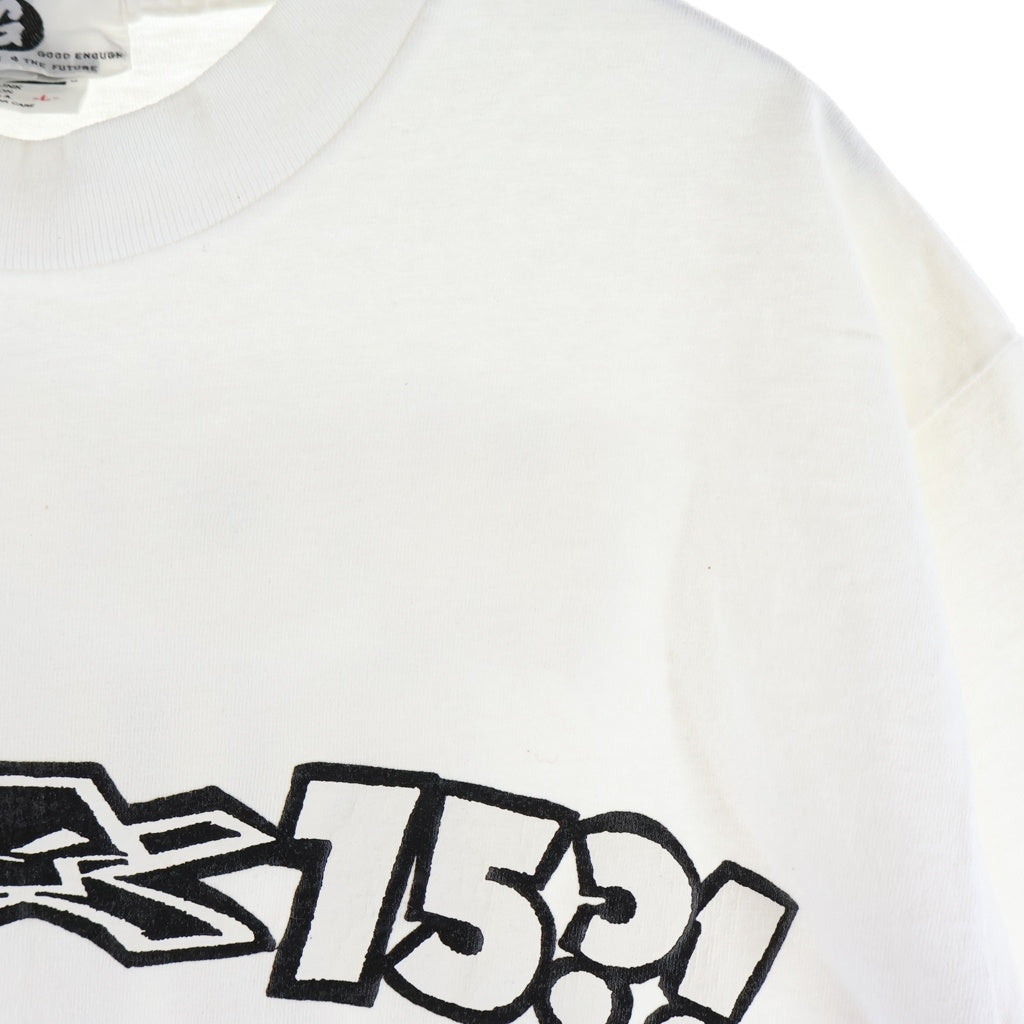 GOODENOUGH(グッドイナフ) 90S 初期 ARCHIVE ANVILタグ 両面プリント クルーネック半袖Tシャツ カットソー ホワイト