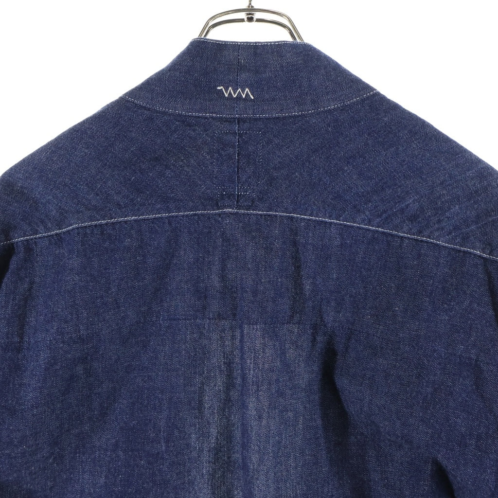 VISVIM(ヴィスヴィム) 19SS SS LHAMO SHIRTONE WASH セルビッチデニム ラモシャツ 羽織 インディゴ 0119105007004