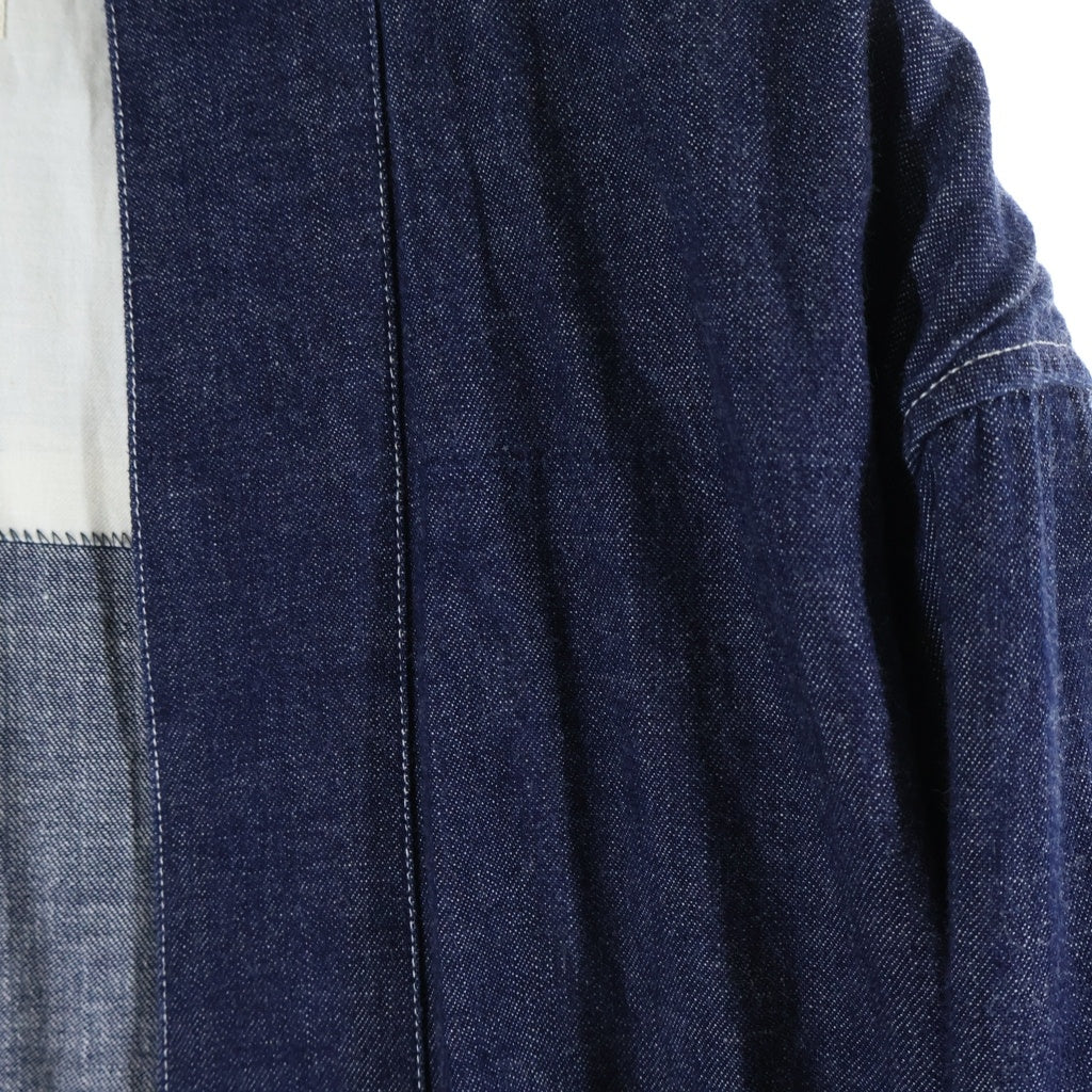 VISVIM(ヴィスヴィム) 19SS SS LHAMO SHIRTONE WASH セルビッチデニム ラモシャツ 羽織 インディゴ 0119105007004