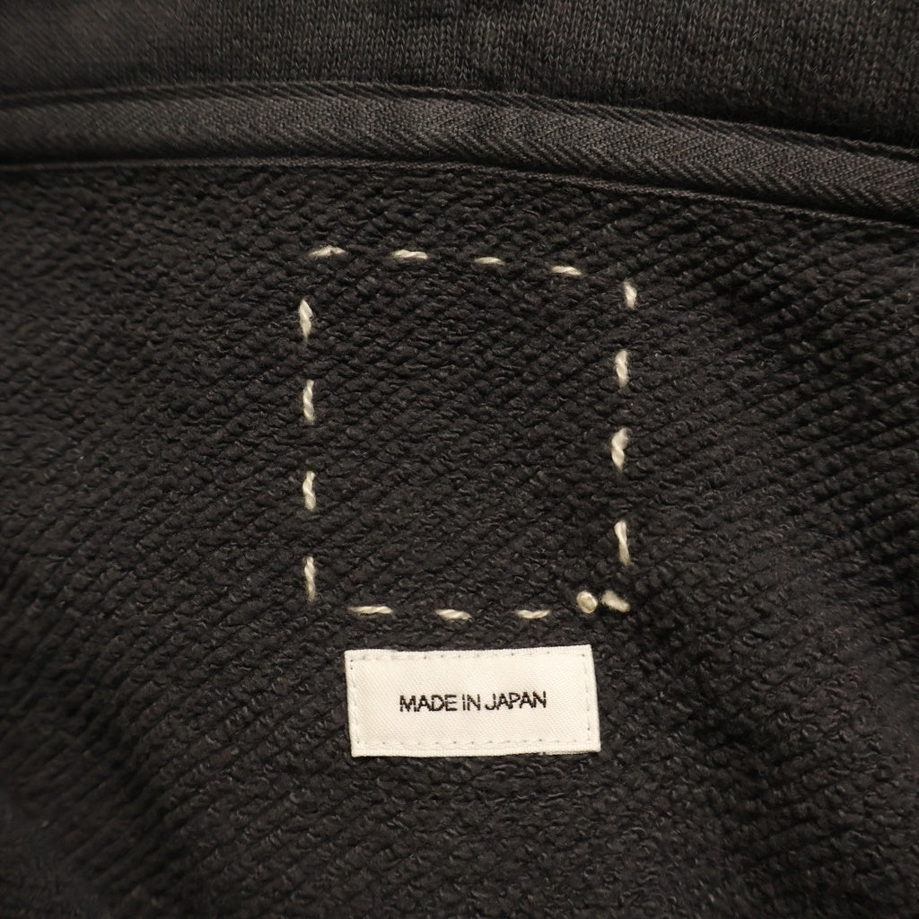 VISVIM(ヴィスヴィム) 21AW JUMBO HOODIE PO CRASH クラッシュ加工 ジャンボフーディー スウェットプルオーバーパーカー グレー 0121205010016