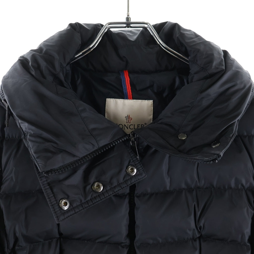 MONCLER(モンクレール) 19AW FLAMMETE フーデッド ロングダウンジャケット コート ジャケット ブラック E20934993105 レディース