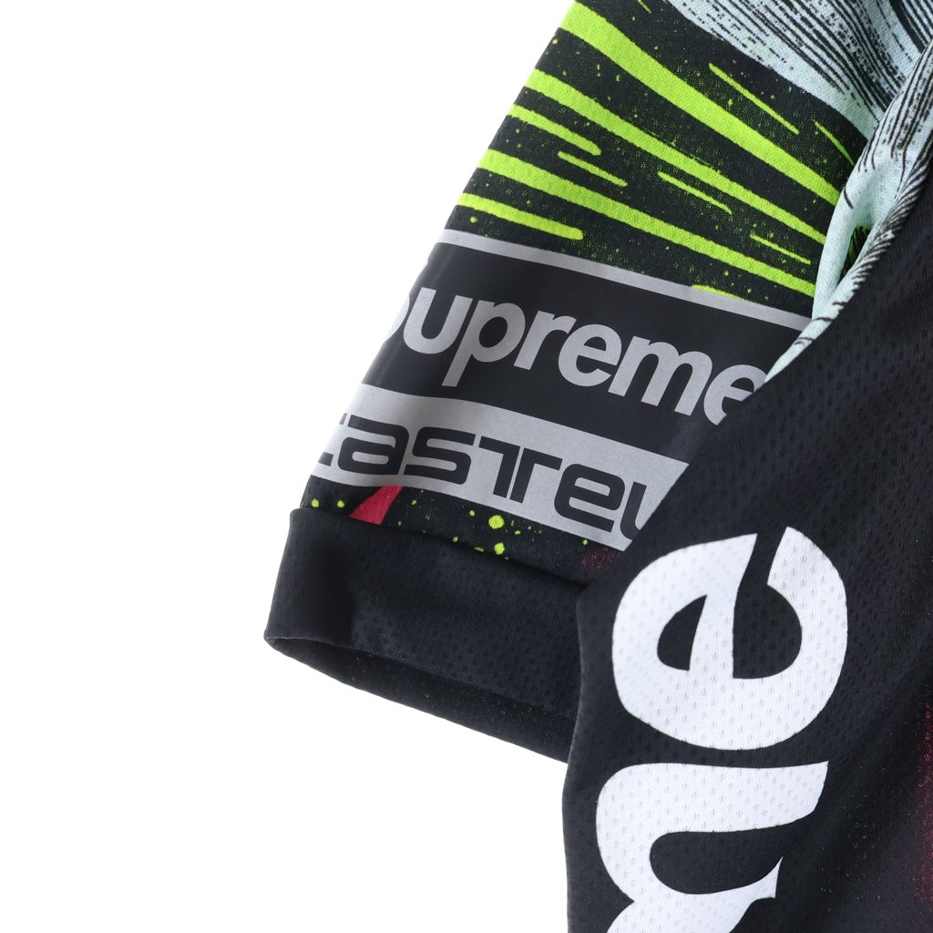 SUPREME(シュプリーム) 22SS ×CASTELLI Silver Surfer Cycling Jersey シルバーサーファー 総柄 サイクリング 半袖ジャージ マルチカラー