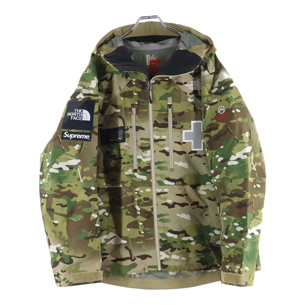 SUPREME(シュプリーム) 22SS ×THE NORTH FACE Summit Series Rescue Mountain Pro Jacket Multi Camo ノースフェイス サミットシリーズ マウンテンプロ フーデッドジャケット グリーン NF0A7WUD
