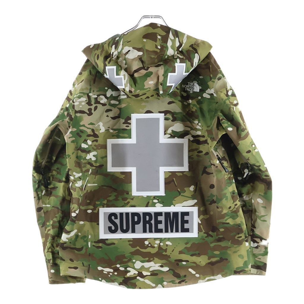 SUPREME(シュプリーム) 22SS ×THE NORTH FACE Summit Series Rescue Mountain Pro Jacket Multi Camo ノースフェイス サミットシリーズ マウンテンプロ フーデッドジャケット グリーン NF0A7WUD