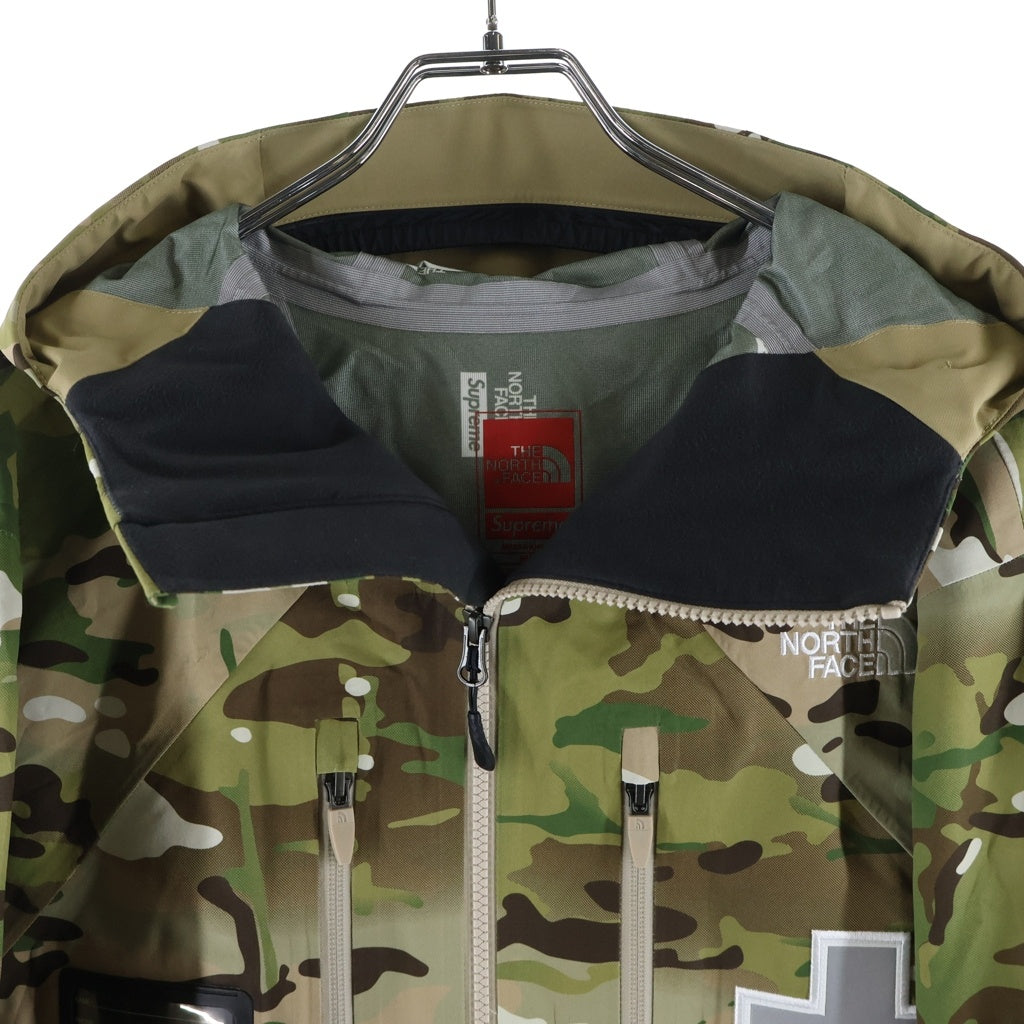 SUPREME(シュプリーム) 22SS ×THE NORTH FACE Summit Series Rescue Mountain Pro Jacket Multi Camo ノースフェイス サミットシリーズ マウンテンプロ フーデッドジャケット グリーン NF0A7WUD