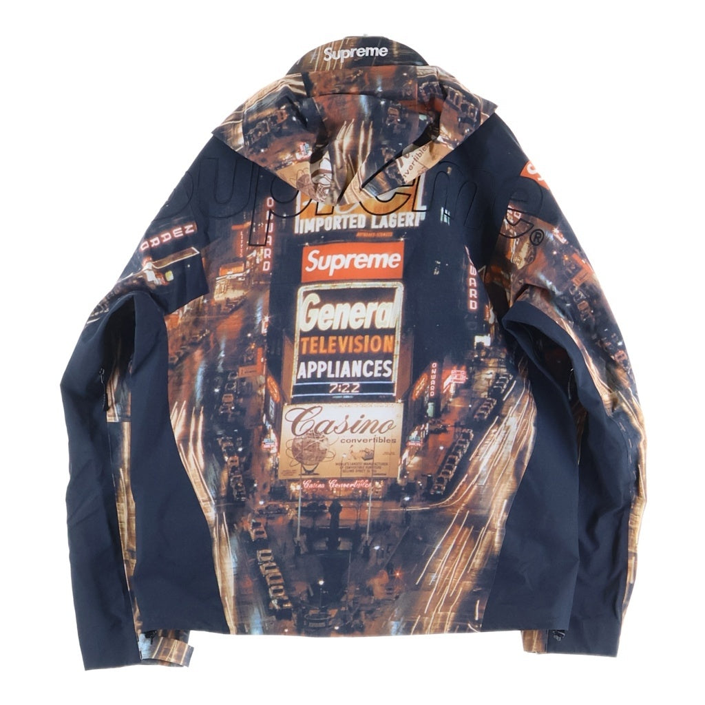 SUPREME(シュプリーム) 22AW×THE NORTH FACE Taped Seam Shell Jacket Times Square ノースフェイス テープドシームシェルジャケット タイムズスクエア オレンジ/ブラック NP52207I