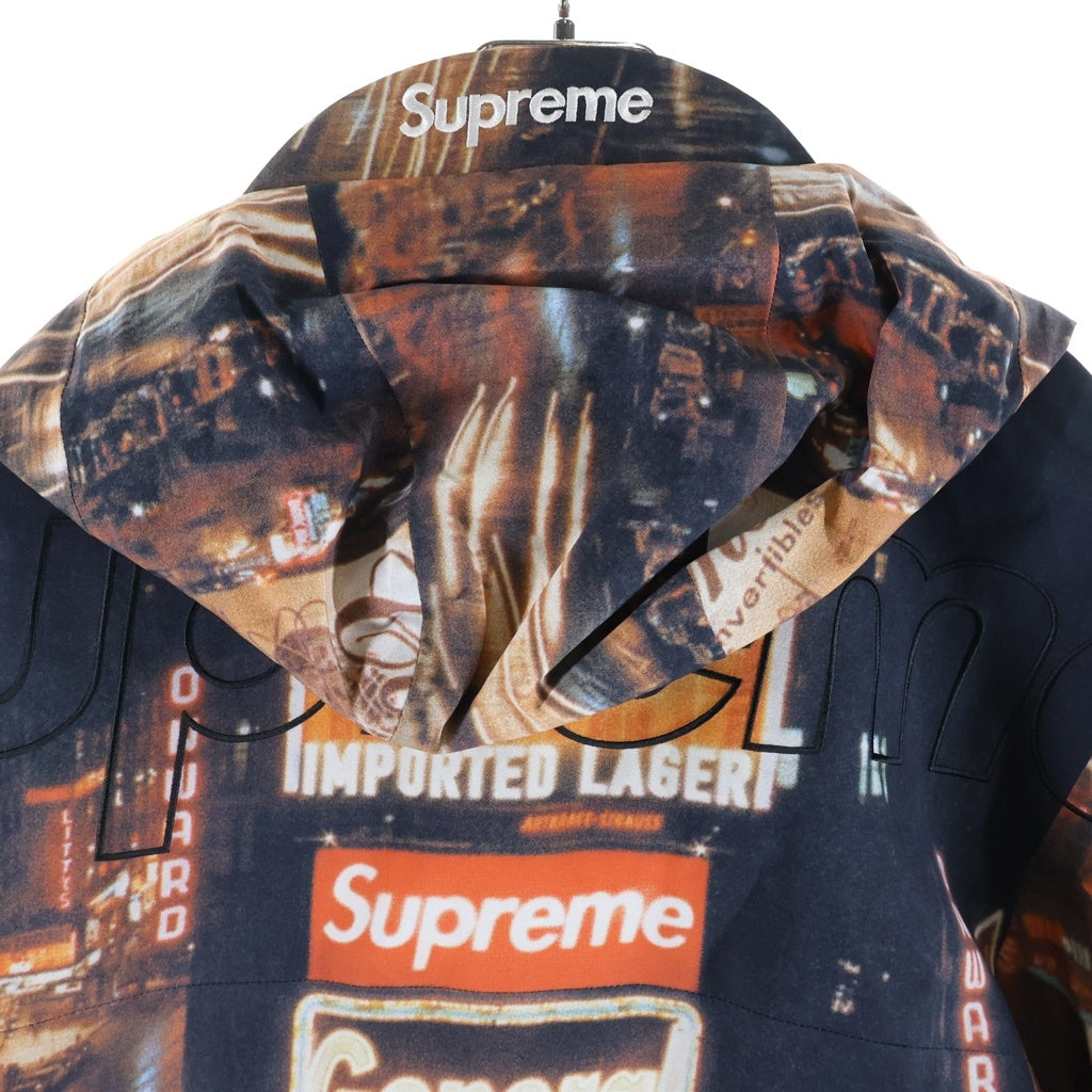 SUPREME(シュプリーム) 22AW×THE NORTH FACE Taped Seam Shell Jacket Times Square ノースフェイス テープドシームシェルジャケット タイムズスクエア オレンジ/ブラック NP52207I