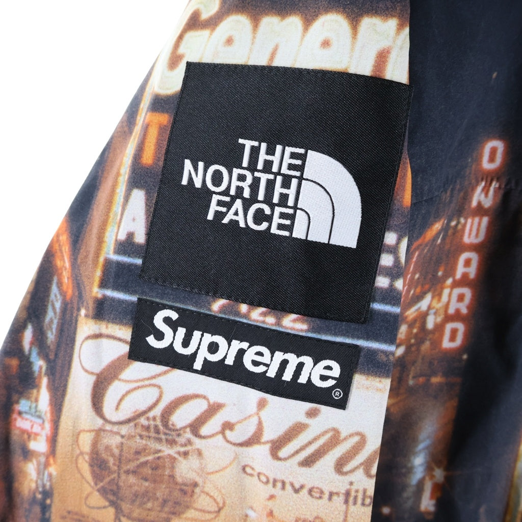 SUPREME(シュプリーム) 22AW×THE NORTH FACE Taped Seam Shell Jacket Times Square ノースフェイス テープドシームシェルジャケット タイムズスクエア オレンジ/ブラック NP52207I