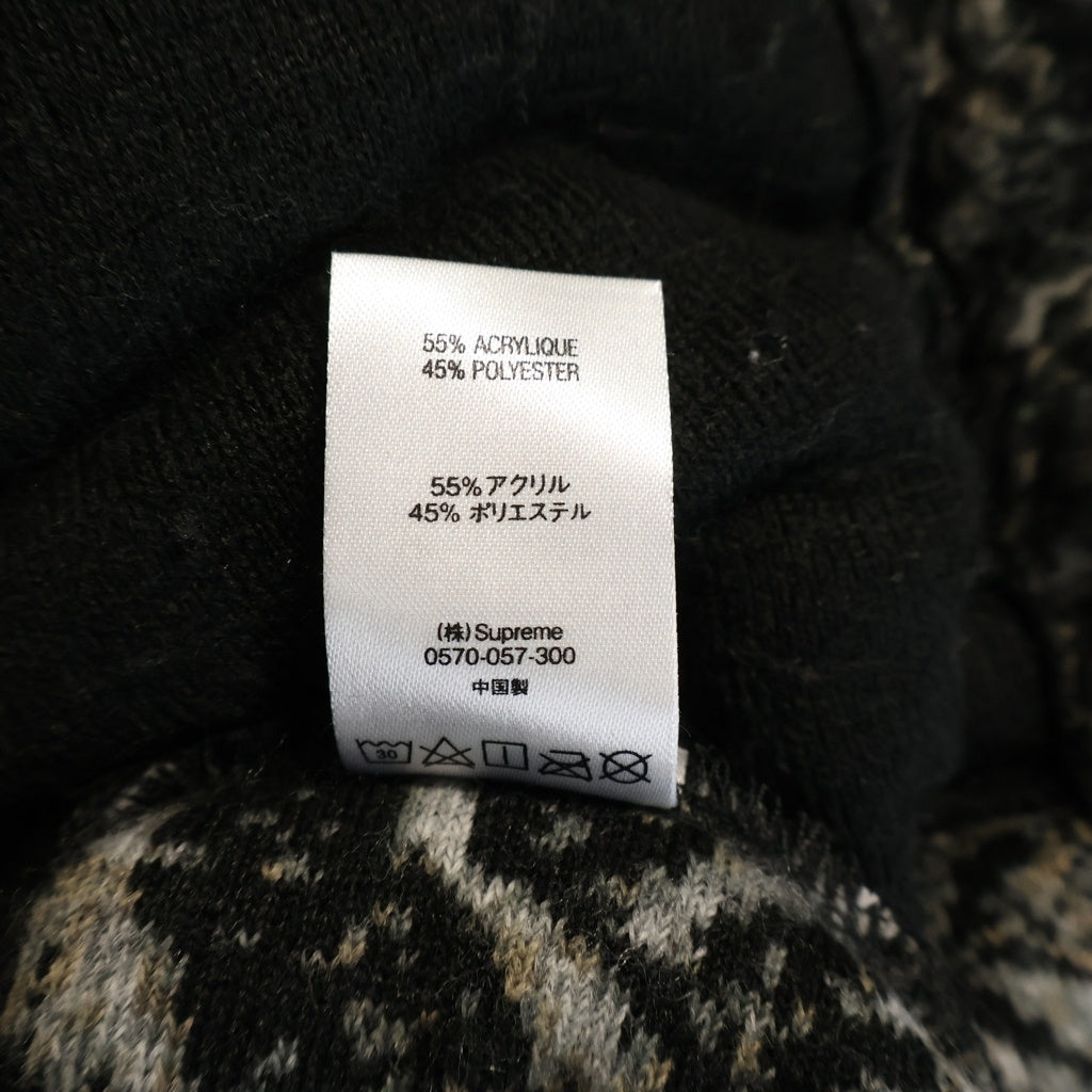SUPREME(シュプリーム) 19SS Wolf Freece Jacket ウルフ ジップアップフリースジャケット ブラック