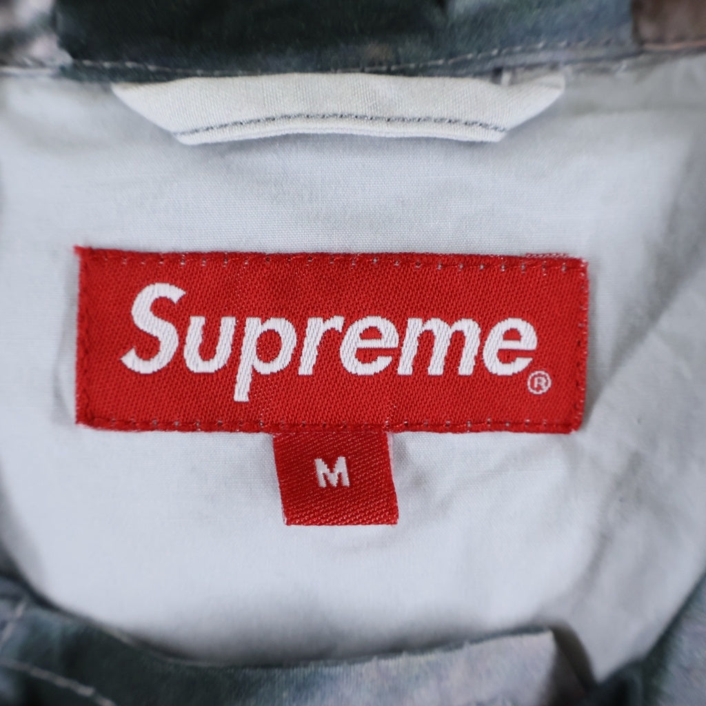 SUPREME(シュプリーム) 19SS Grand Prix Parka グランプリ 総柄 ジップアップフーデッドパーカー グレー