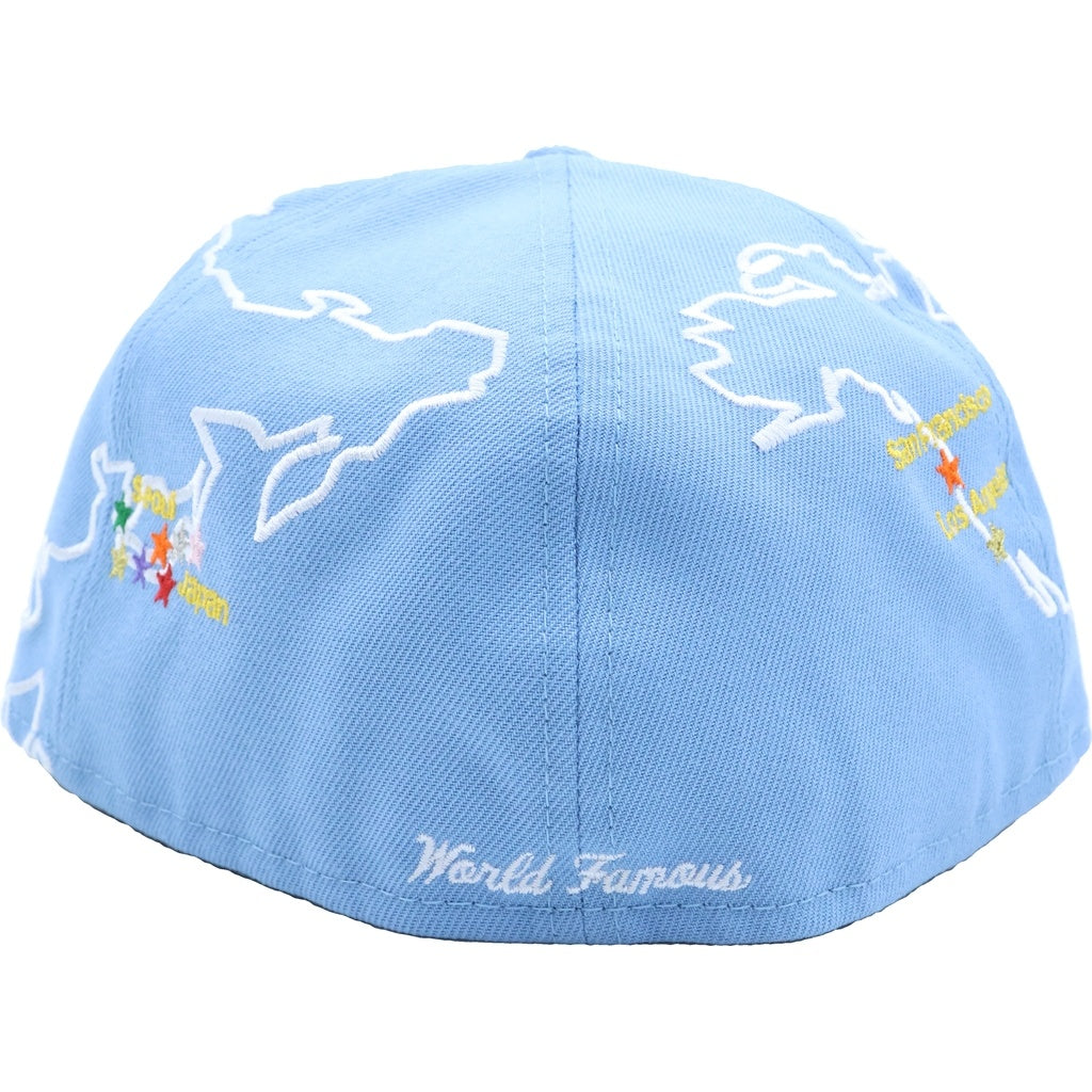 SUPREME(シュプリーム) 23AW Worldwide Box Logo New Era ワールドワイド ボックスロゴ ニューエラ ベースボールキャップ ブルー