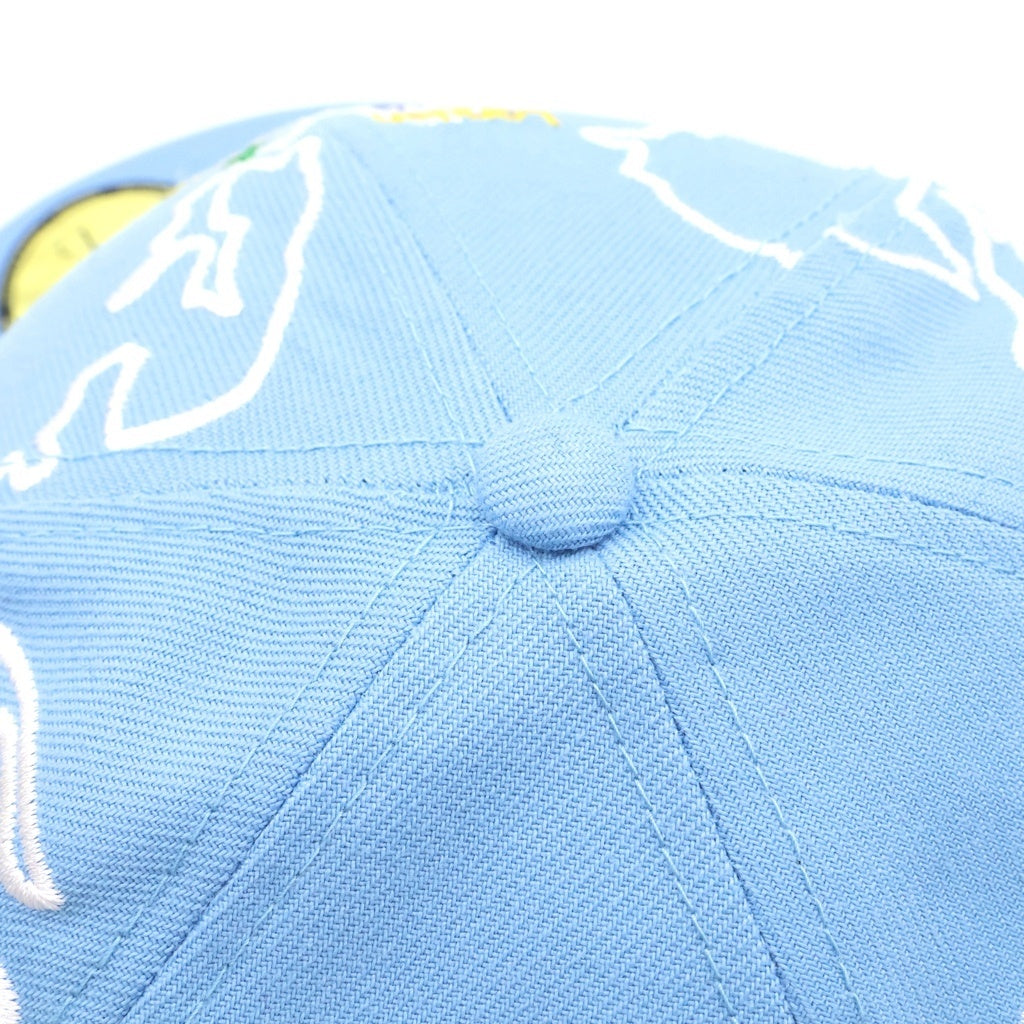 SUPREME(シュプリーム) 23AW Worldwide Box Logo New Era ワールドワイド ボックスロゴ ニューエラ ベースボールキャップ ブルー