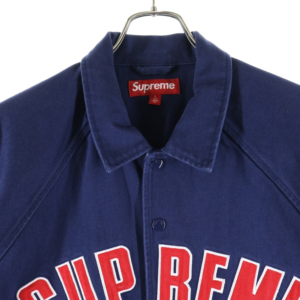 SUPREME(シュプリーム) 24SS Arc Denim Coaches Jacket アーチロゴ デニムコーチジャケット ネイビー
